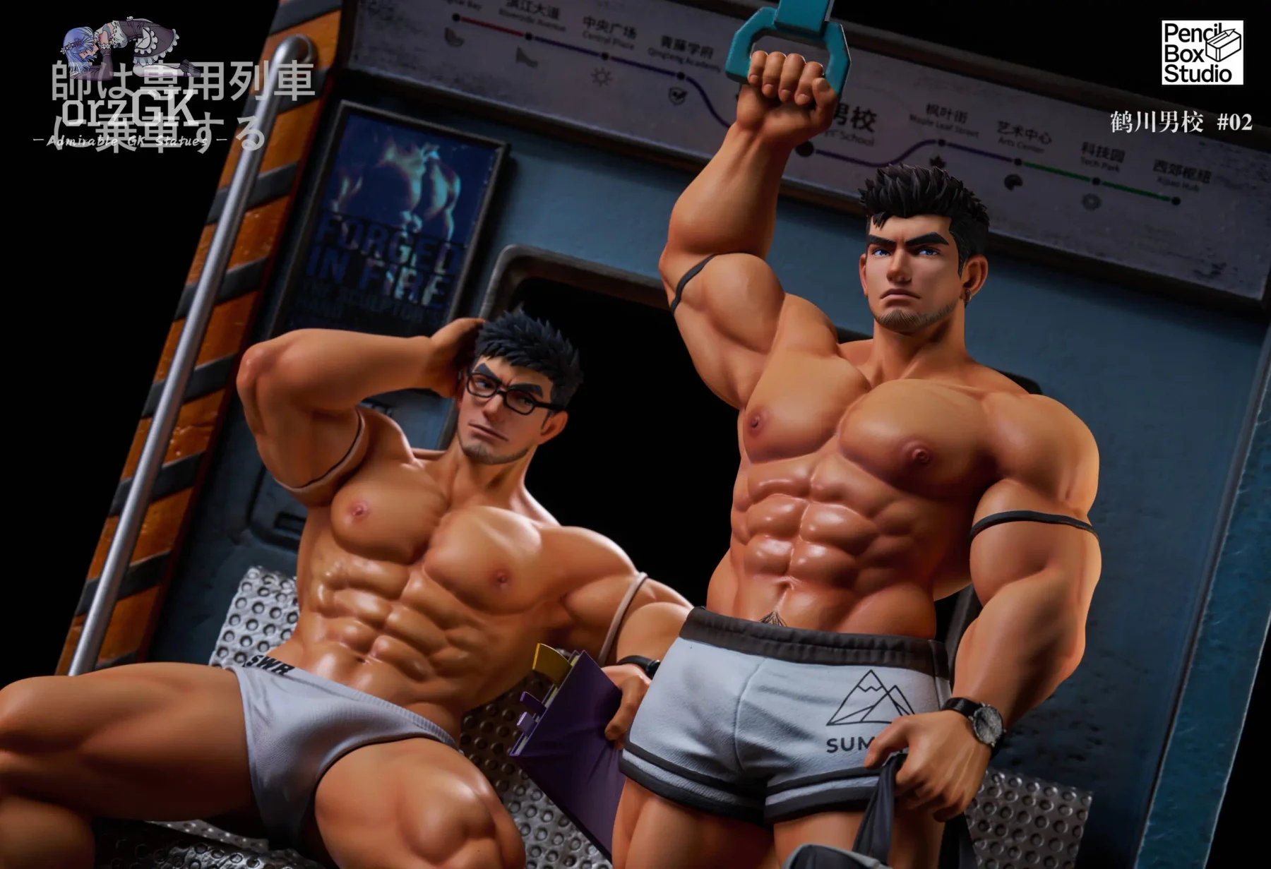 Pencil Box Studio – Tsuru High School for Boys Mathematics Instructor: Mo Qian X Lin Wang 1/6 Scale Statue (Licensed) — Studio view 6