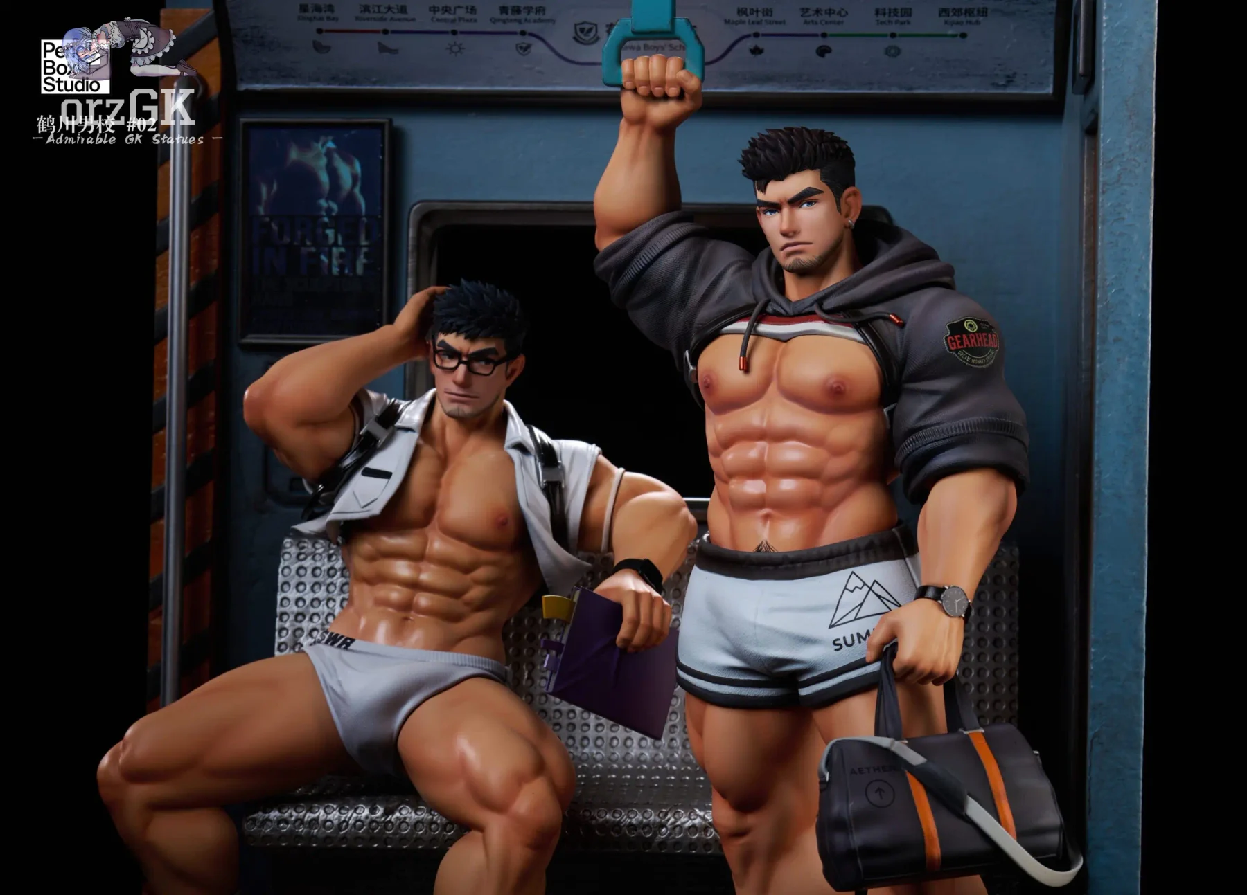 Pencil Box Studio – Tsuru High School for Boys Mathematics Instructor: Mo Qian X Lin Wang 1/6 Scale Statue (Licensed) — Studio view 8